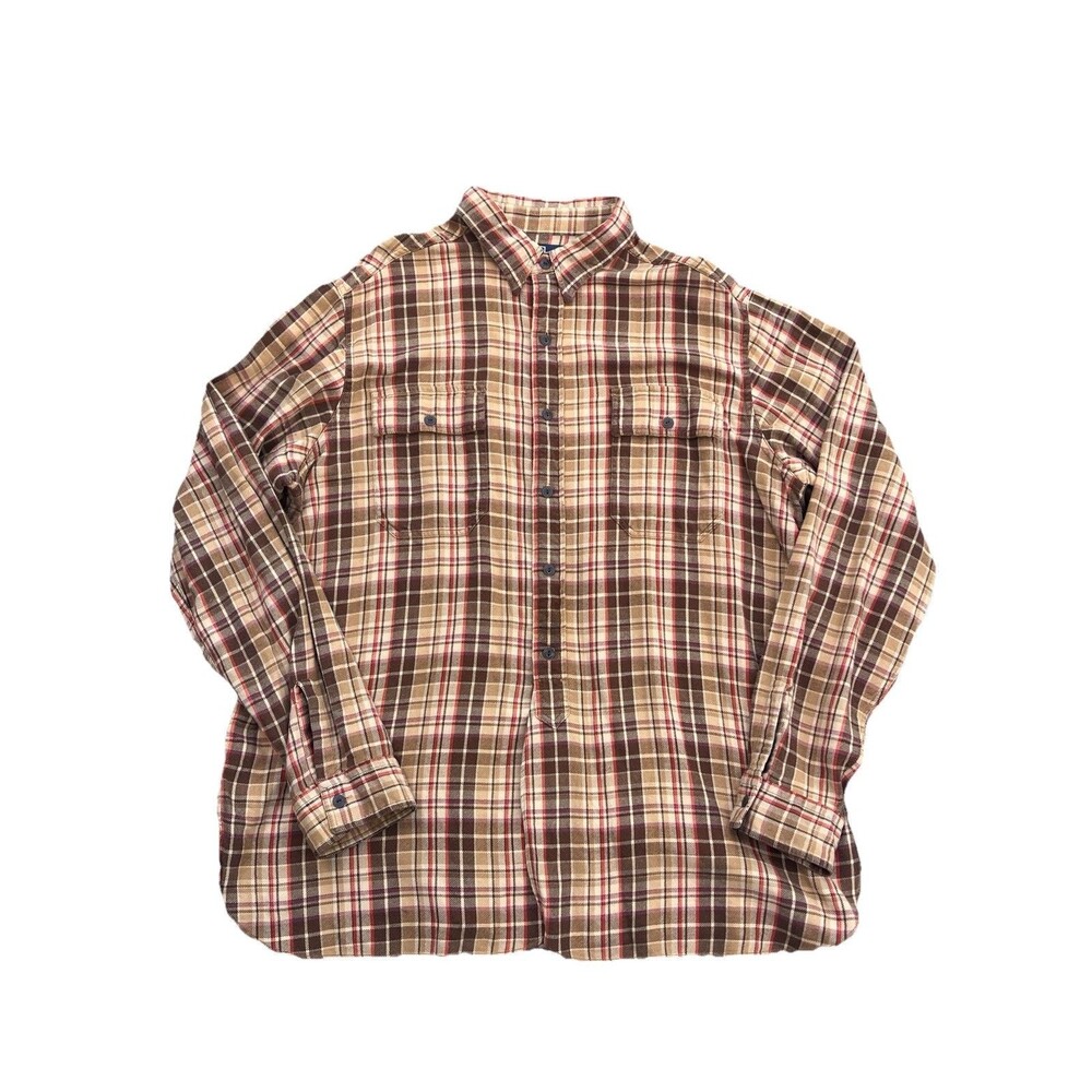 Polo Ralph Lauren Sport Carrington Plaid Button Up Shirt Men’s XL L/S Flannel